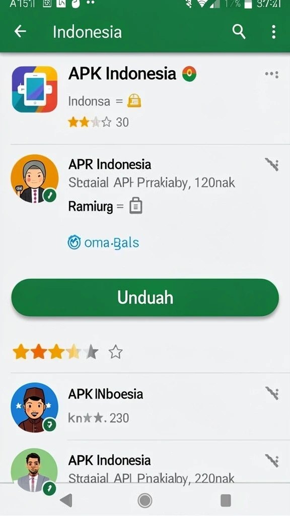 Galeri pratinjau visual kokoyogel build APK resmi terbaru